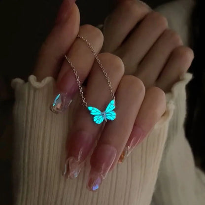 Luminous Butterfly Full Set (Necklace, Bracelet, RIng & Earrings)