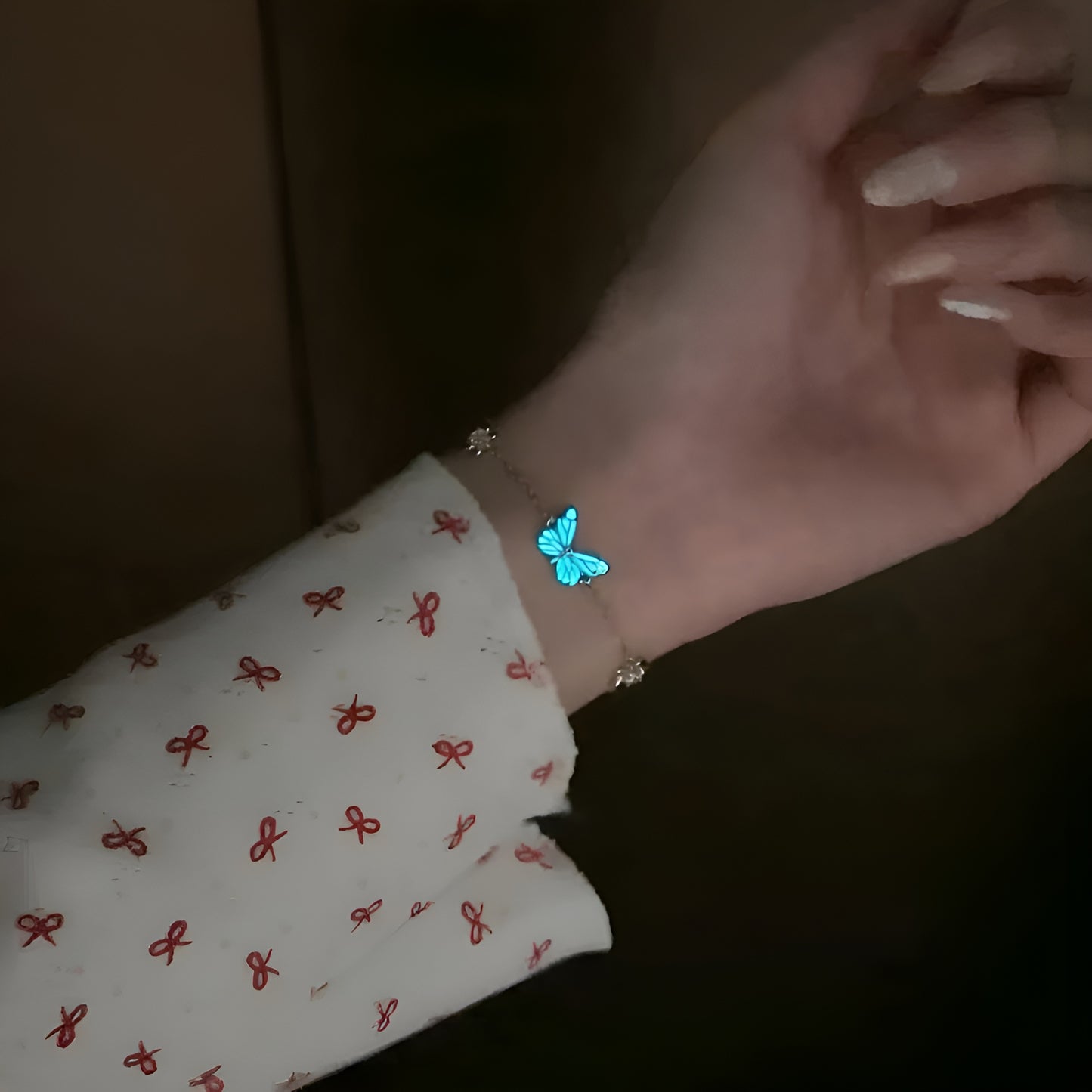 Luminous Butterfly Full Set (Necklace, Bracelet, RIng & Earrings)